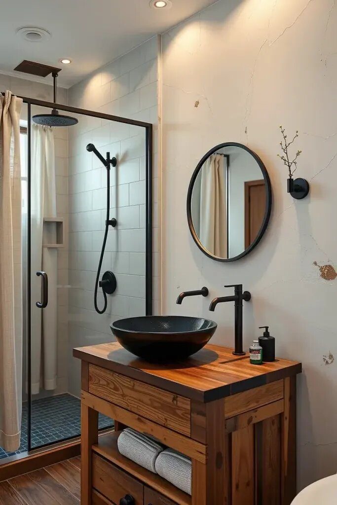 Minimalist Fixtures for Rustic Bathrooms - photo 2