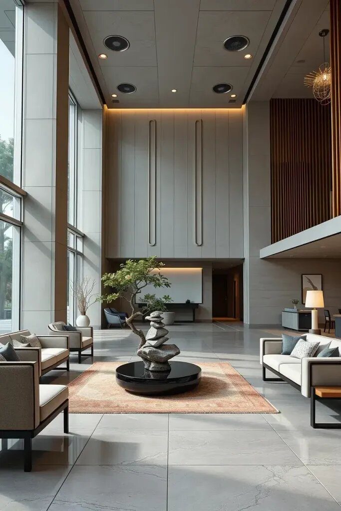 How Minimalism Elevates Modern Lobby Design