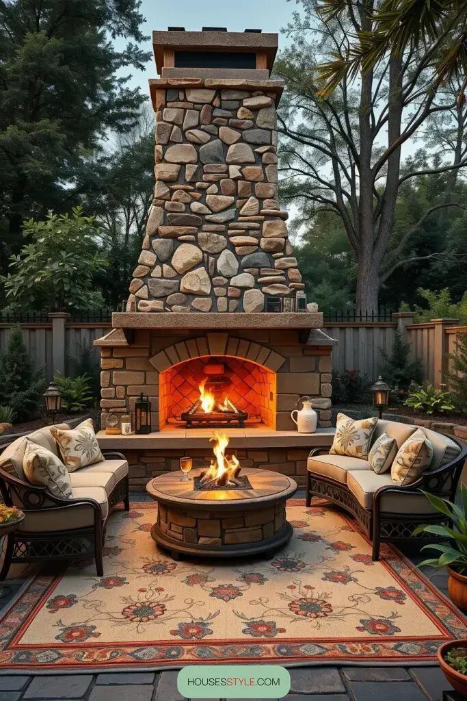 Refined Outdoor Fireplaces for Gatherings - photo 3