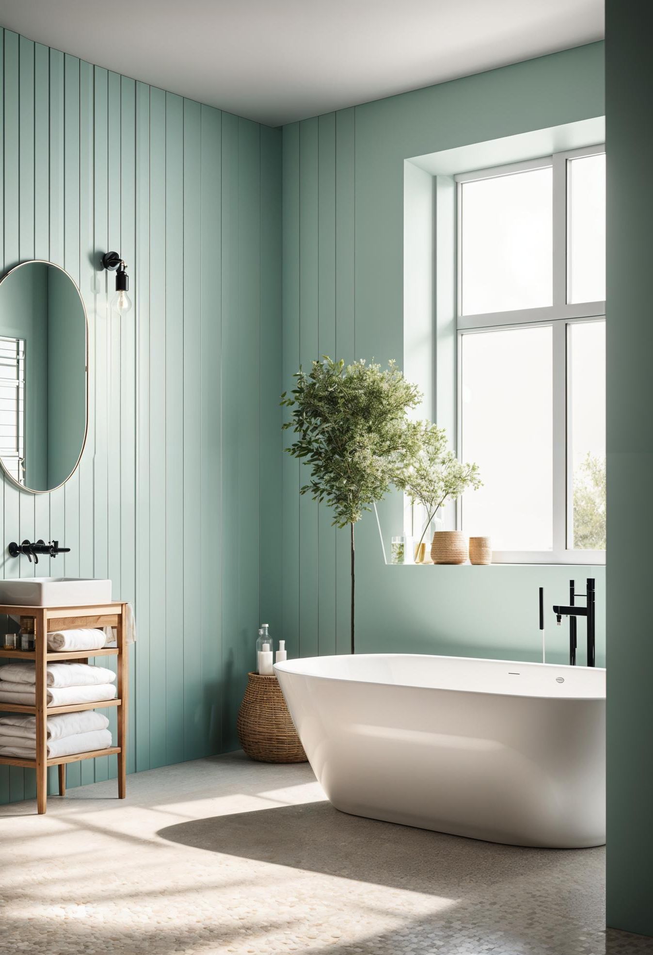 11. Minty Fresh Bathroom Color Ideas - photo 3