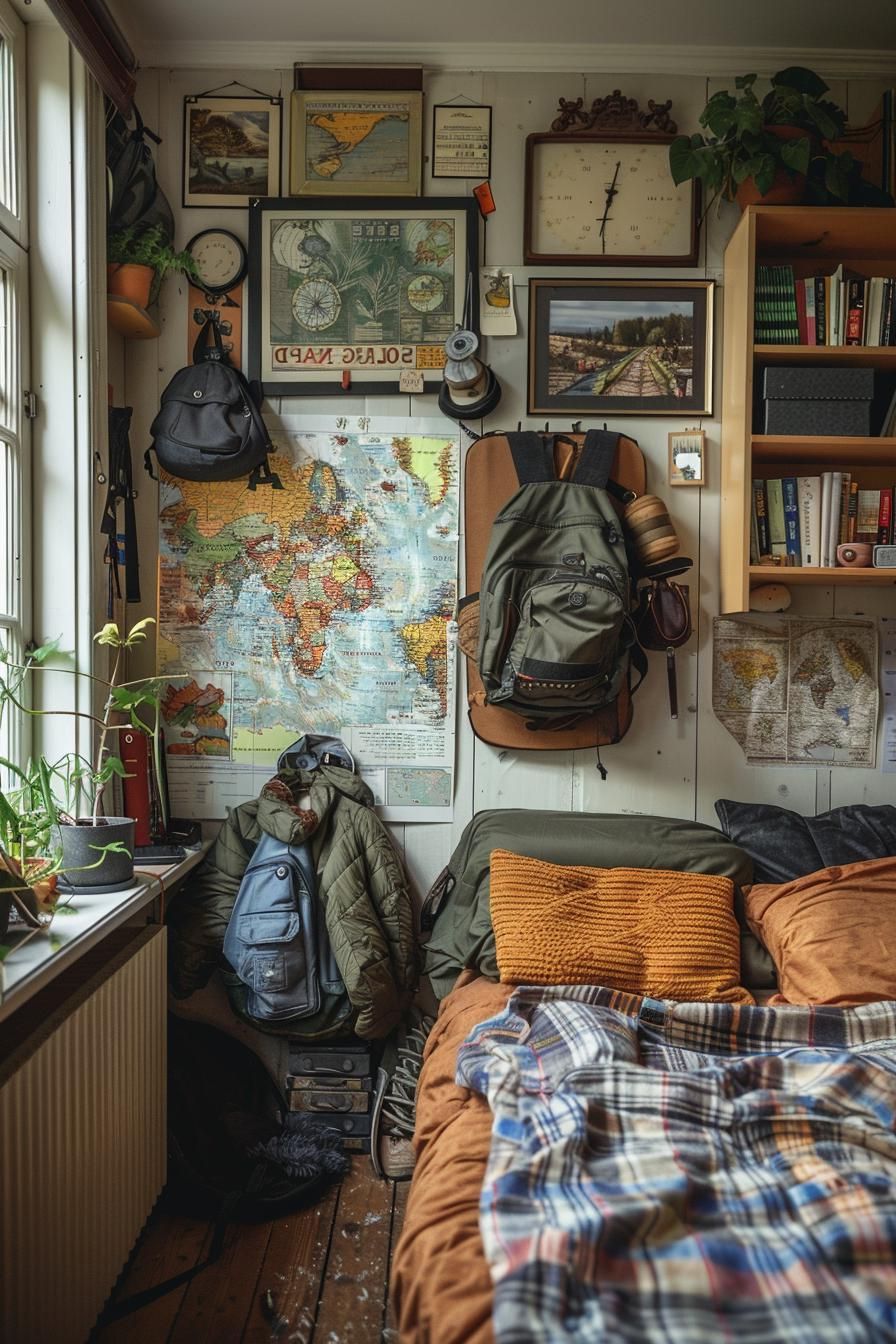 13. Travel-Themed Gallery Wall Ideas