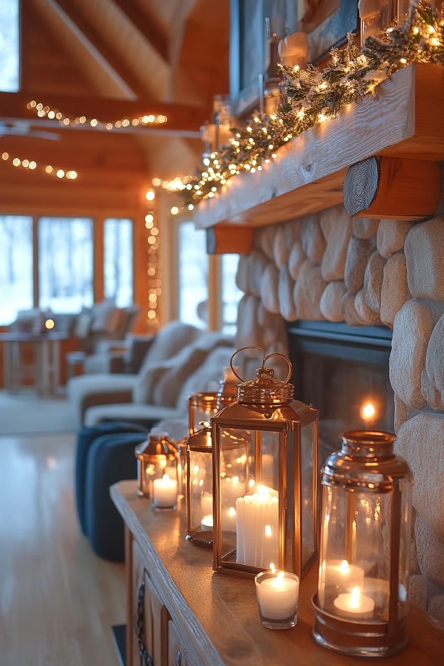 7. Antique Lanterns for Lodge Ambiance - photo 2