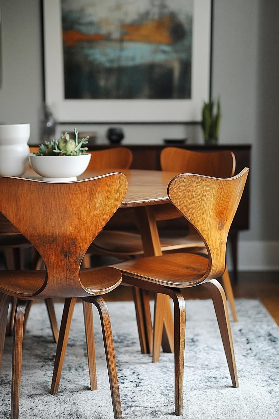 6. Elegant Wooden Chairs for Dining
