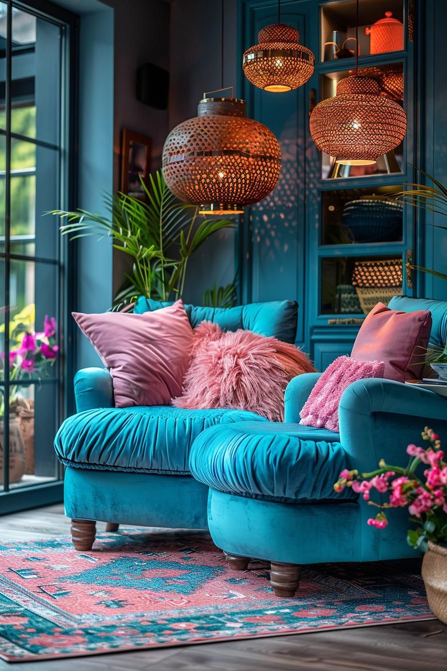 5. Boho Mid-Century Lighting Fixtures - photo 2