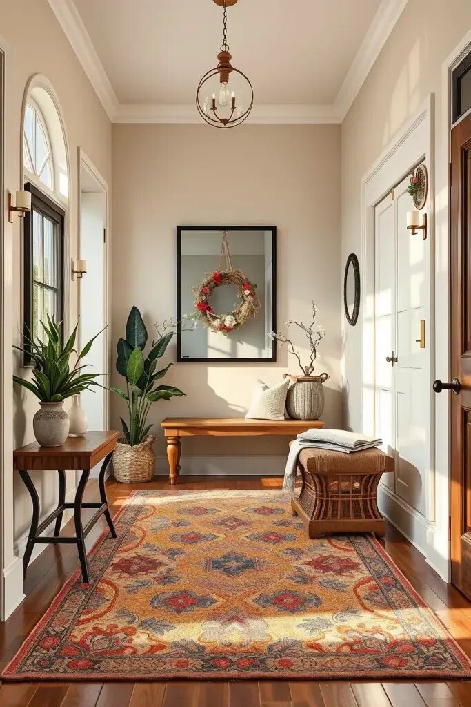Luxurious Rugs as a Lobby Centerpiece