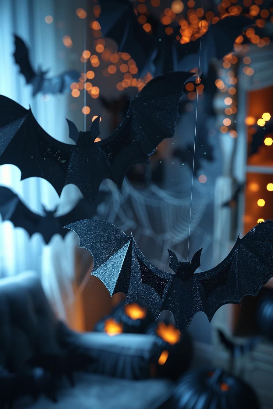 13. Fluttering Bat Decor Mobile - photo 5