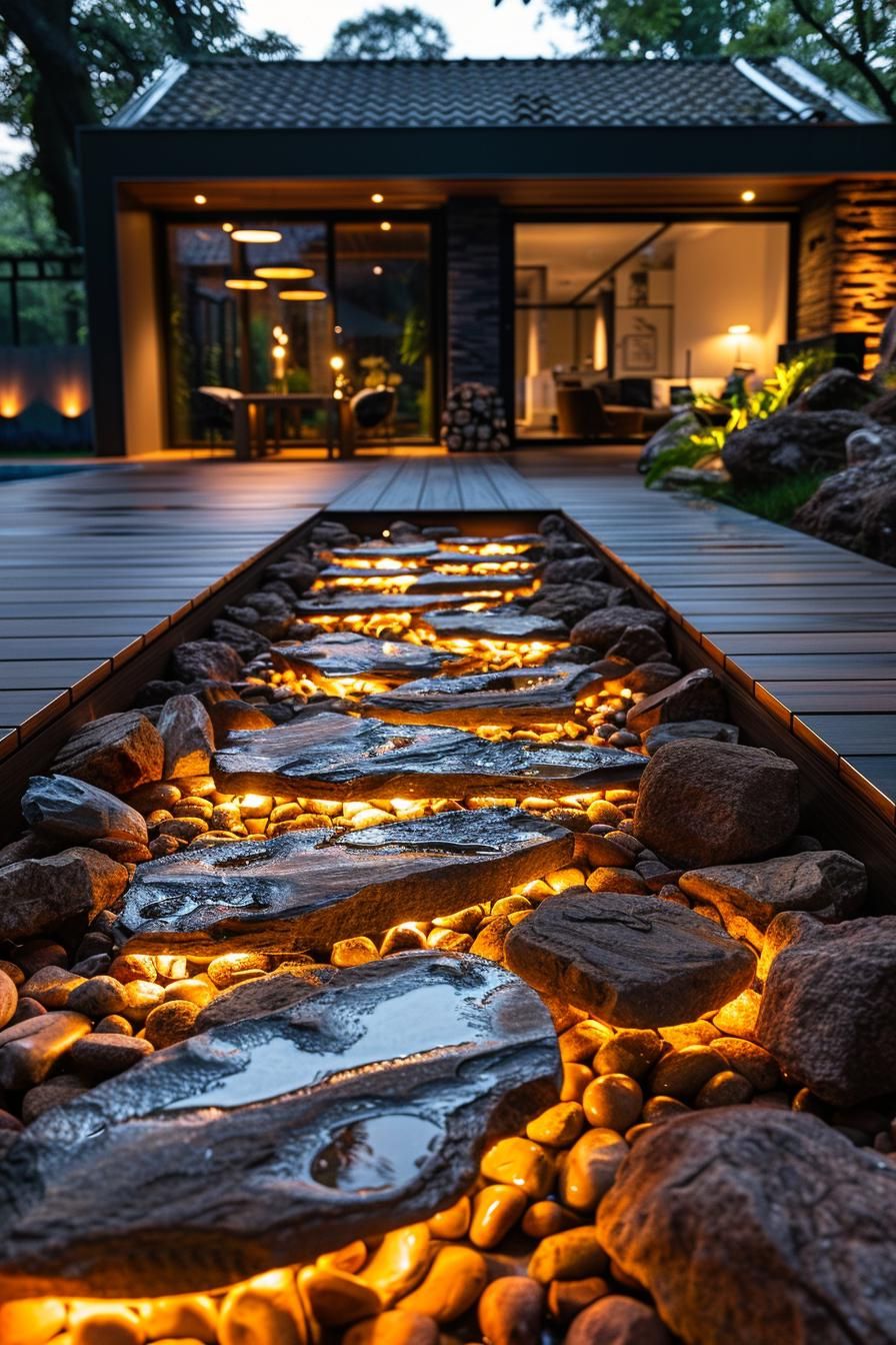 15. Combining Wood and Stone Patio Accents - photo 3