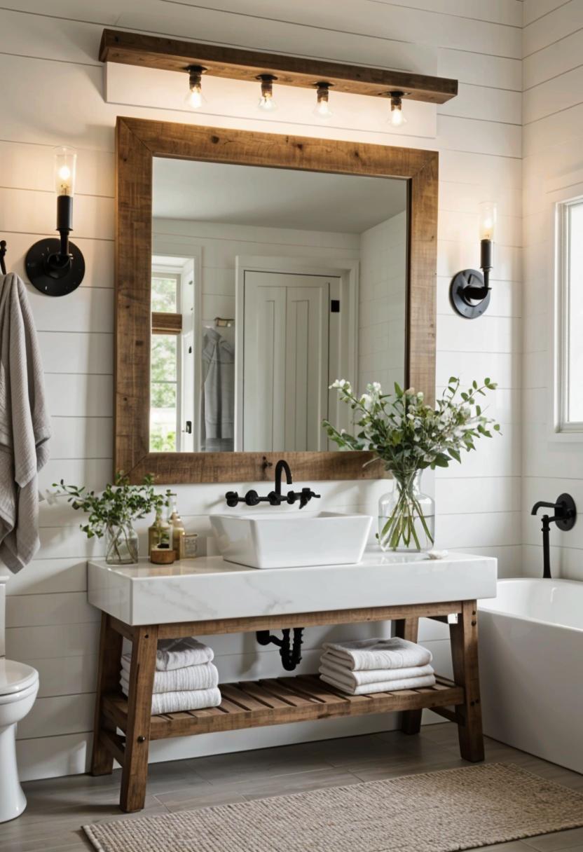 24 Farmhouse Bathroom Ideas for Cozy Everyday Living