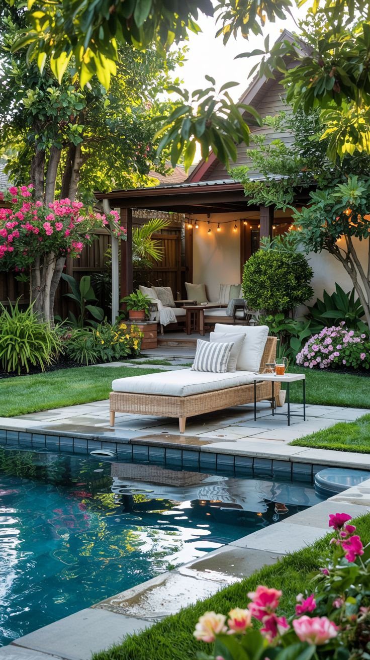 28 Stylish Backyard Pool Landscaping Ideas to Try