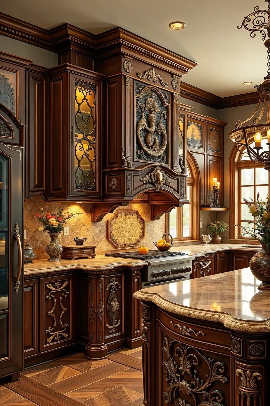64 Creative Kitchen Wood Cabinet Ideas Worth Copying