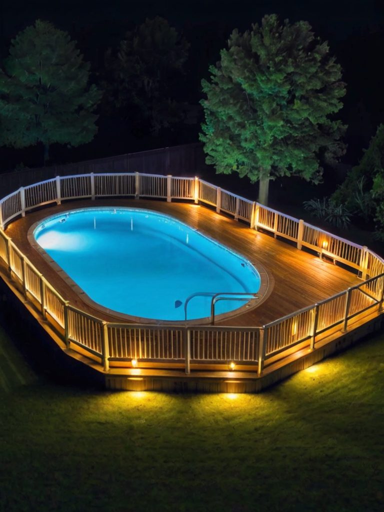 16 Oval Above Ground Pool Deck Ideas Worth Copying