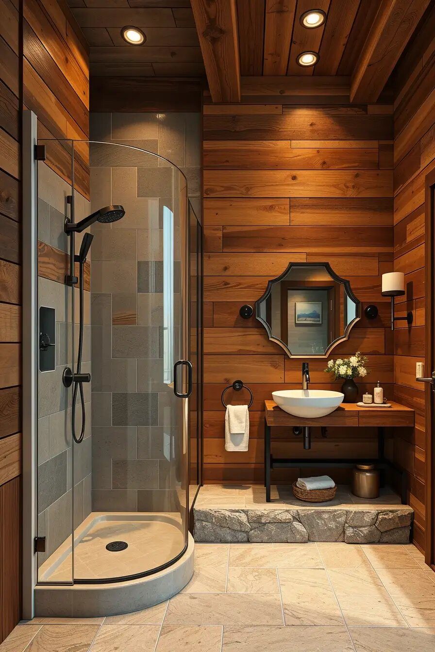 63 Modern Rustic Bathroom Ideas for Cozy Everyday Comfort