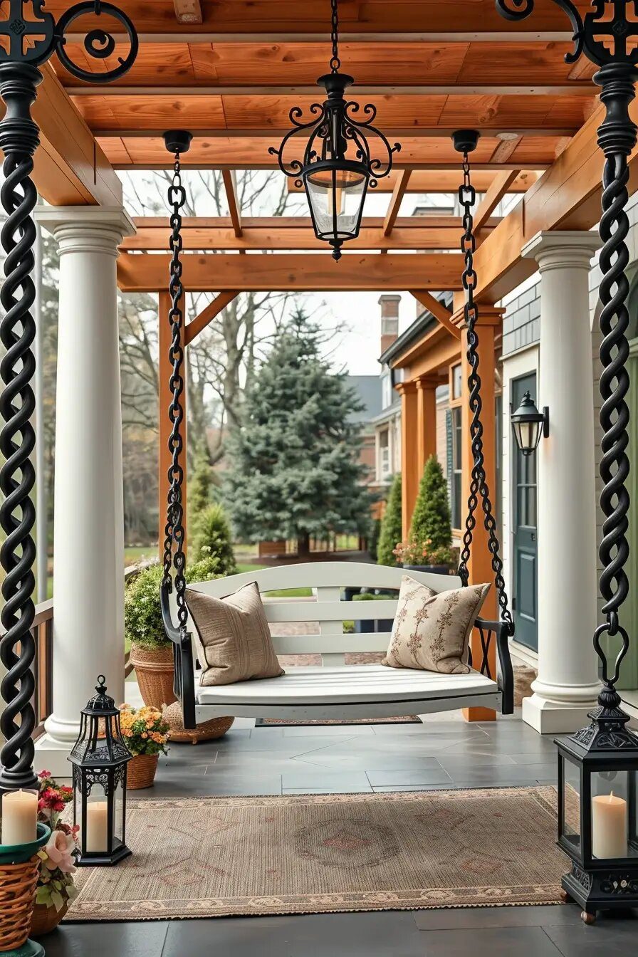 66 Unique Porch Swing Ideas for Your Outdoor Space