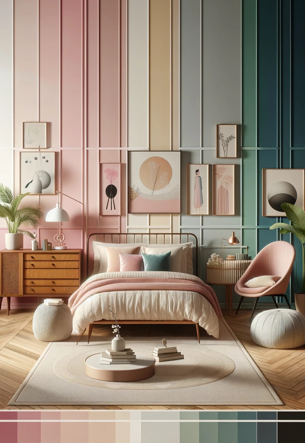12 Mid-Century Modern Bedroom Color Palettes for Dreamy Interiors