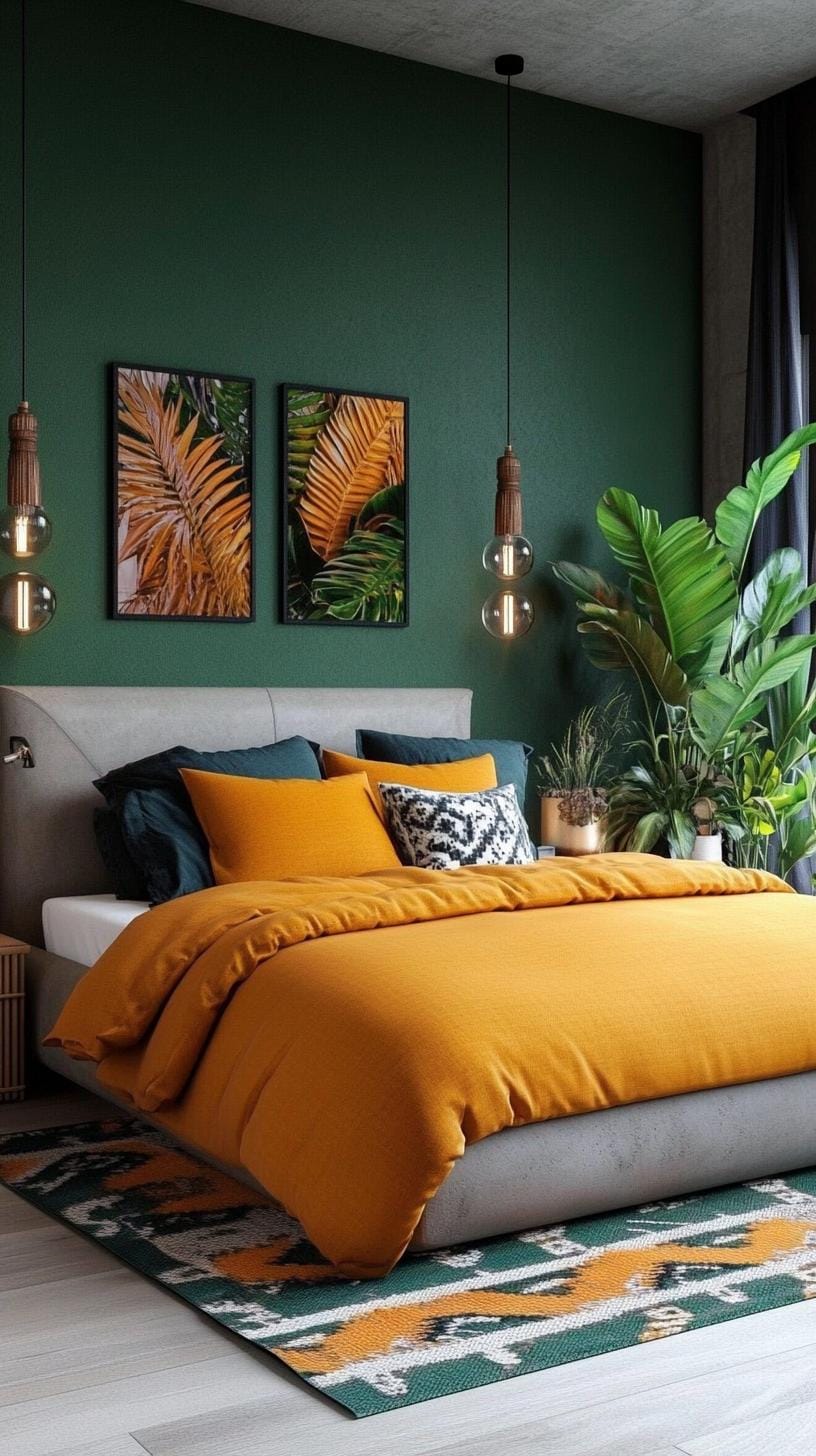 20 Moody Green Bedroom Ideas for a Cozy Escape