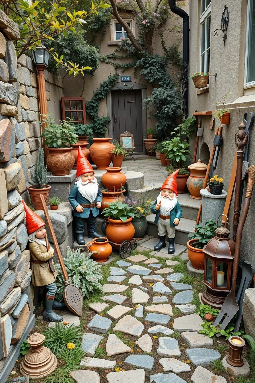 63 Backyard Garden Figurine Ideas for a Charming Yard
