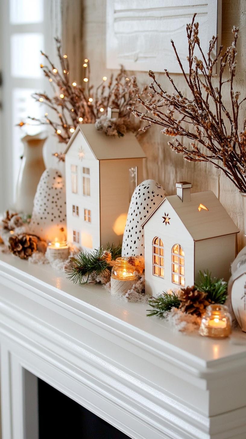 19 Winter Mantle Decor Ideas for a Cozy Home in 2025