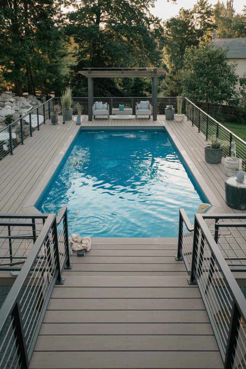 14. Trex Decking for a Modern Look