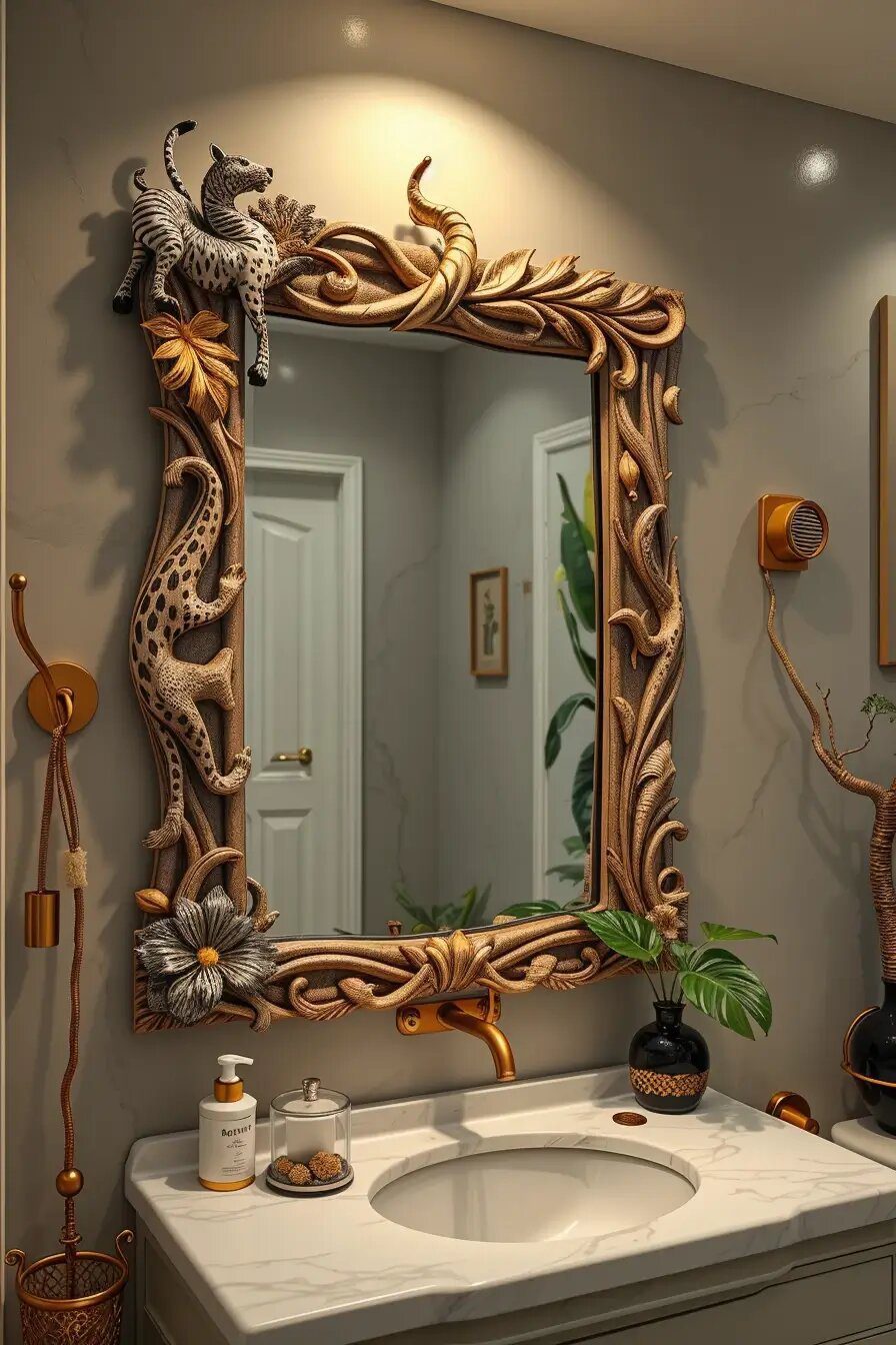 59 Animal Print Bathroom Decor Ideas for Bold Homes