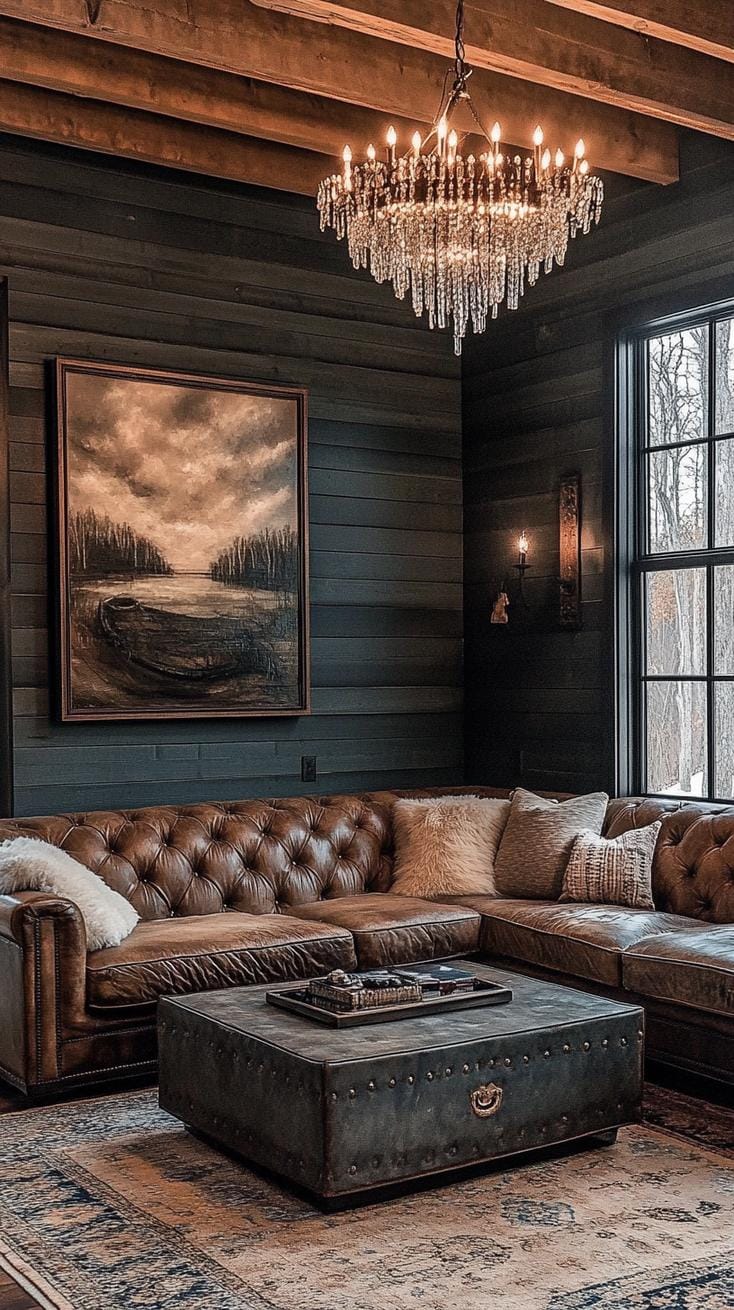 19 Cozy Moody Farmhouse Living Room Ideas Worth Copying