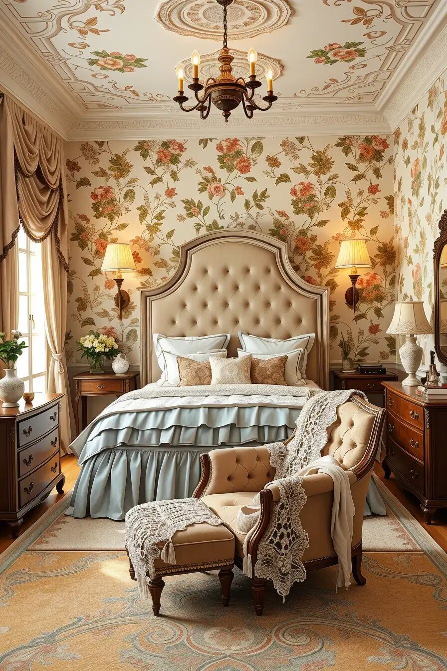 61 Bedroom Grandmacore Ideas for a Vintage Retreat