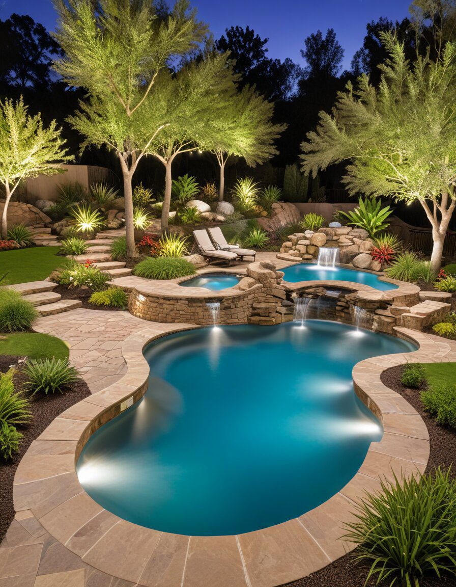 43 Stunning Modern Pool Designs for Backyard Inspiration