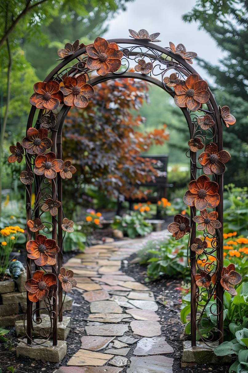 26 Easy Metal Garden Art Ideas Worth Trying