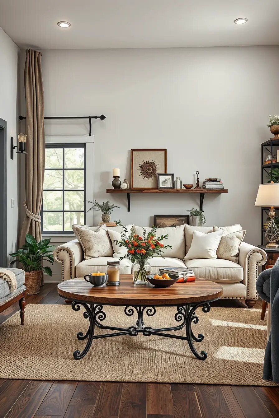 65 Cozy Farmhouse Living Room Ideas for Chic Style