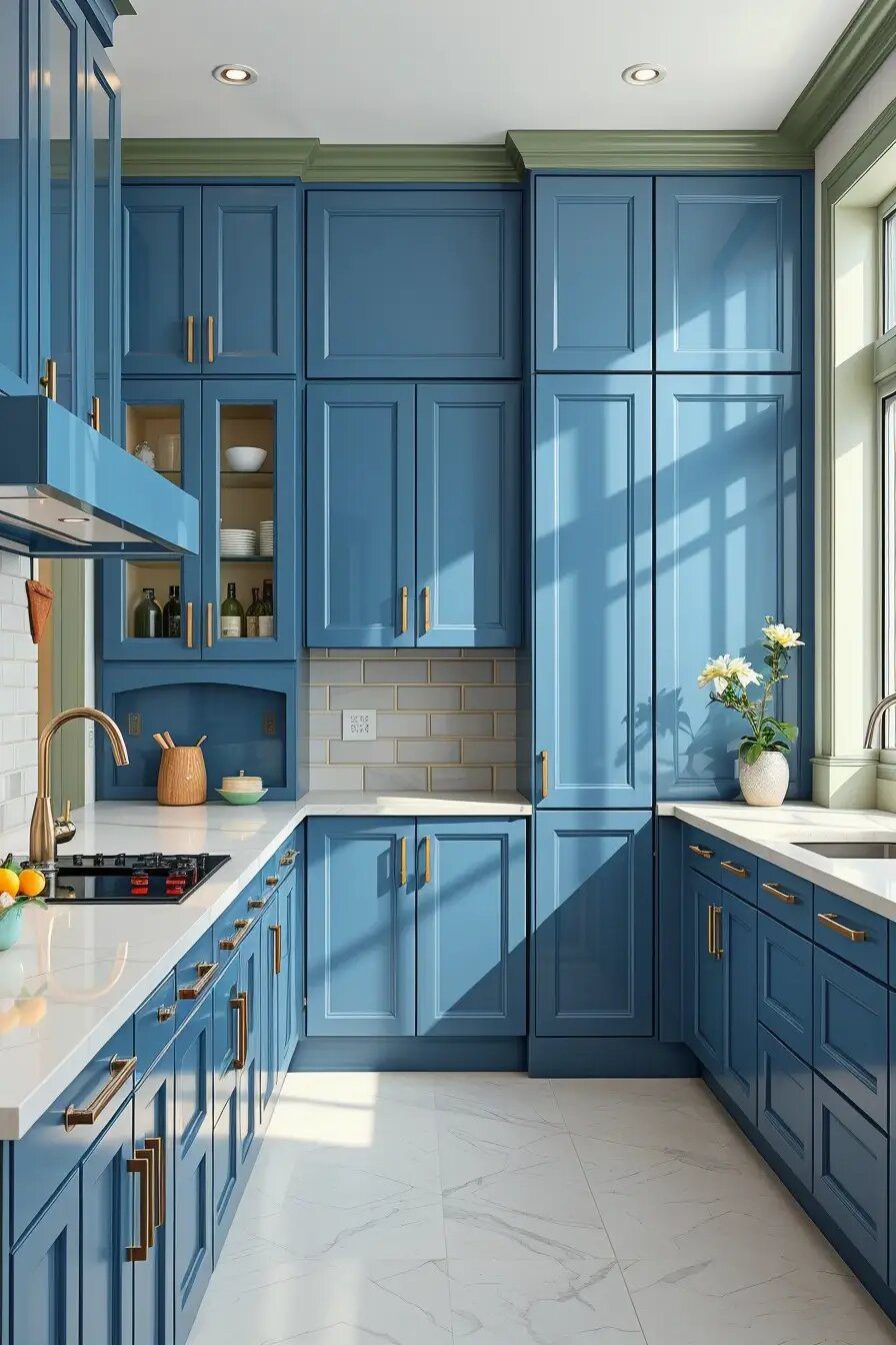 61 Gorgeous Sage and Blue Kitchen Ideas Worth Copying