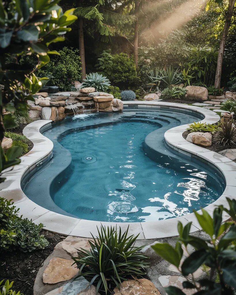 Hybrid Semi-Inground Pool Setup