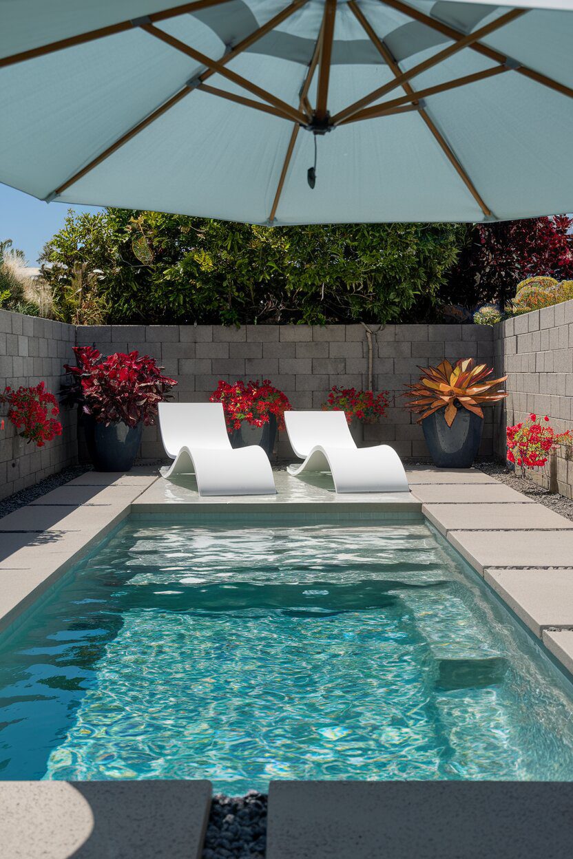 3. Beach-Style Tanning Ledge