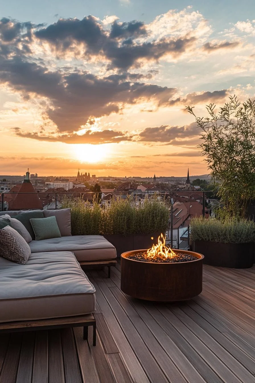 Rooftop Views at Golden Hour