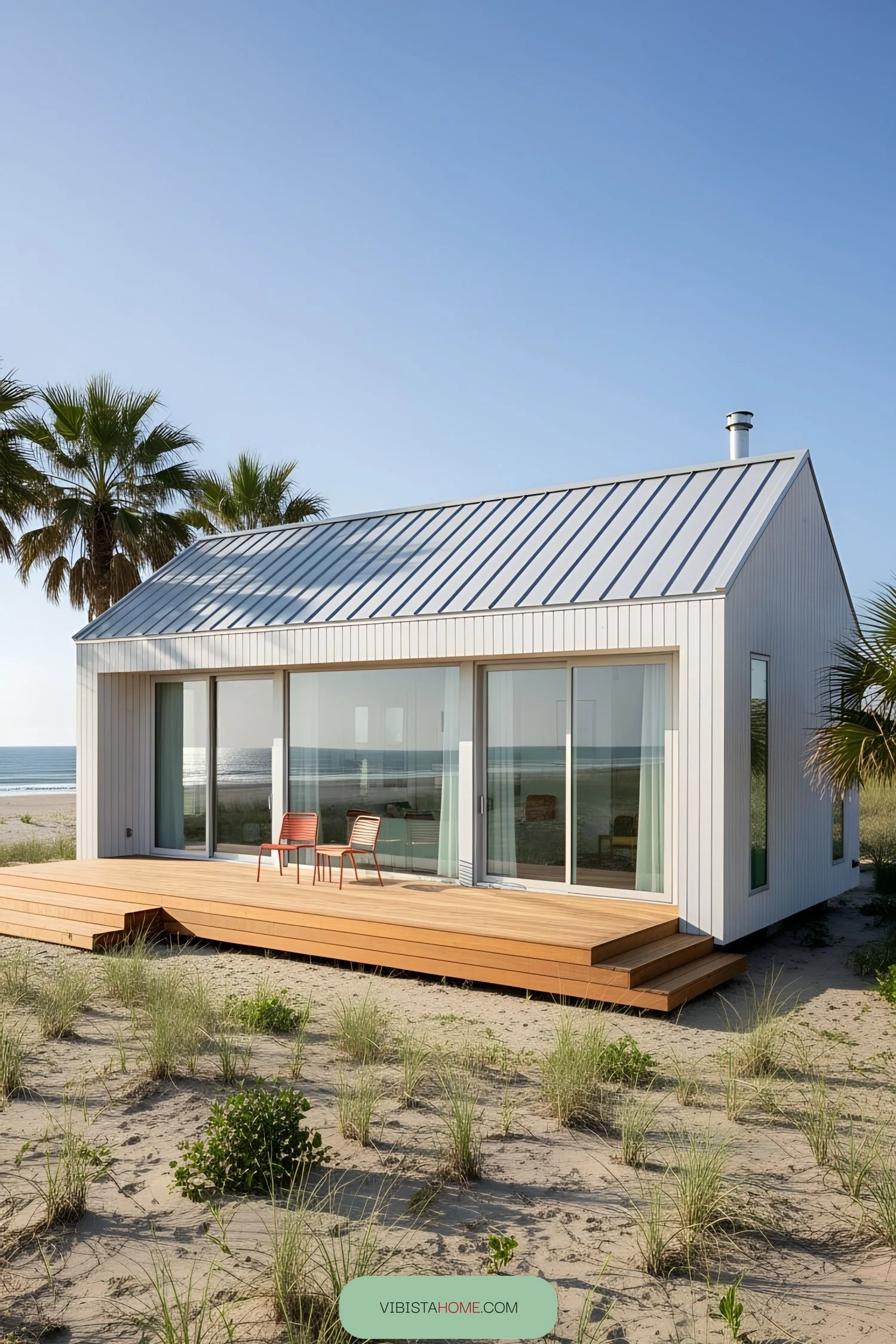 Minimalist Bungalow Facing the Open Ocean