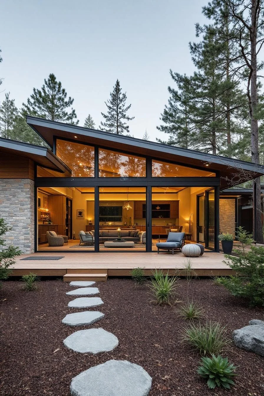 Stone Steps Toward Ranch Splendor