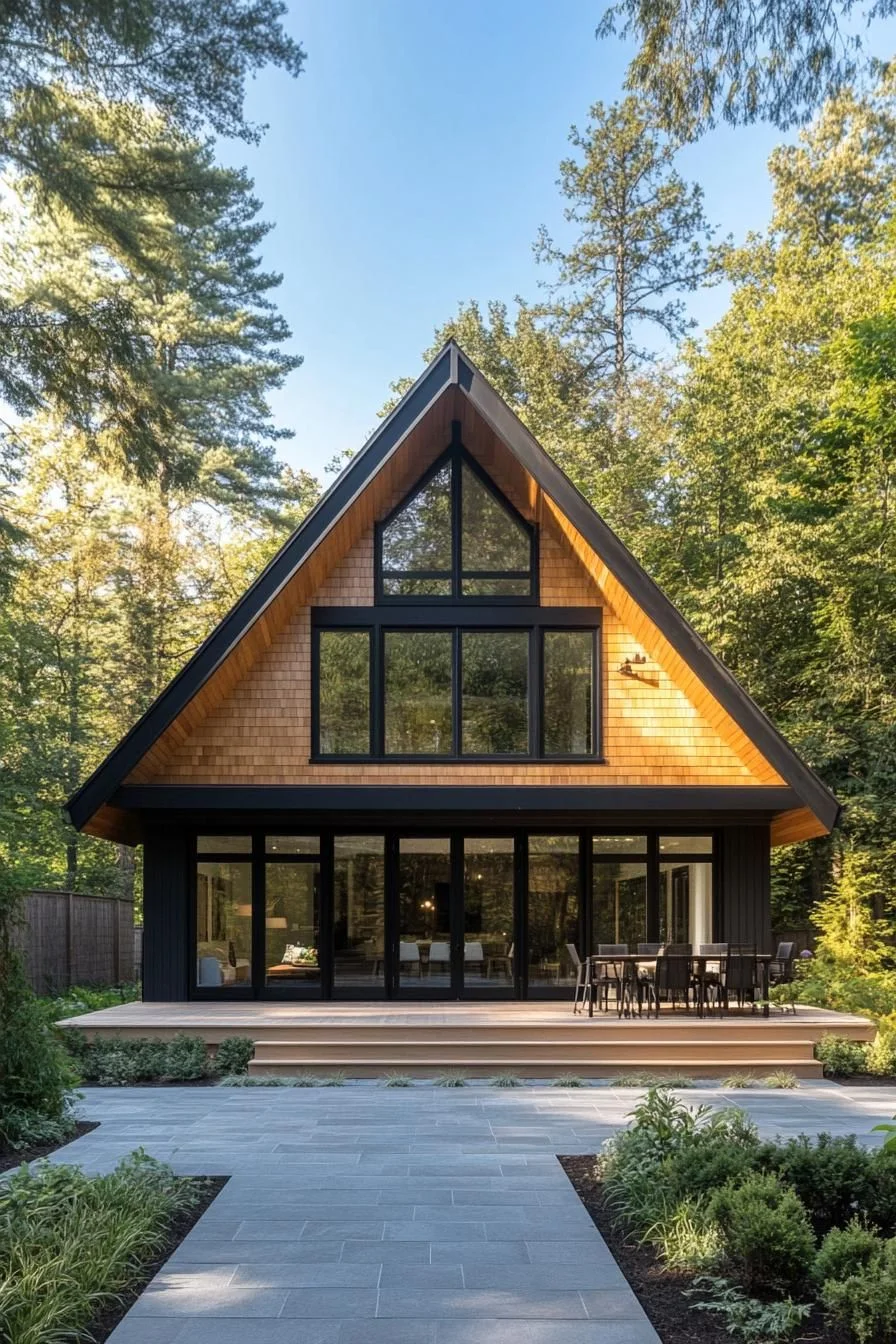 Bold Architectural Cabin in the Forest