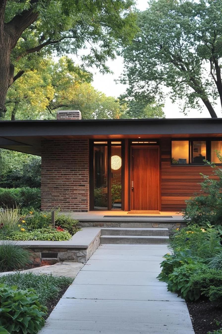 Brick Details on a Bungalow Delight
