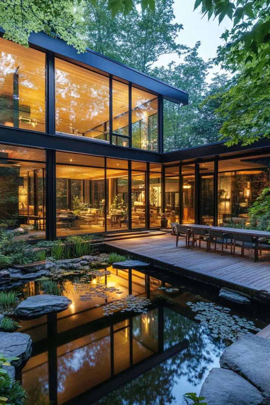 A Quiet Glass Cabin Retreat
