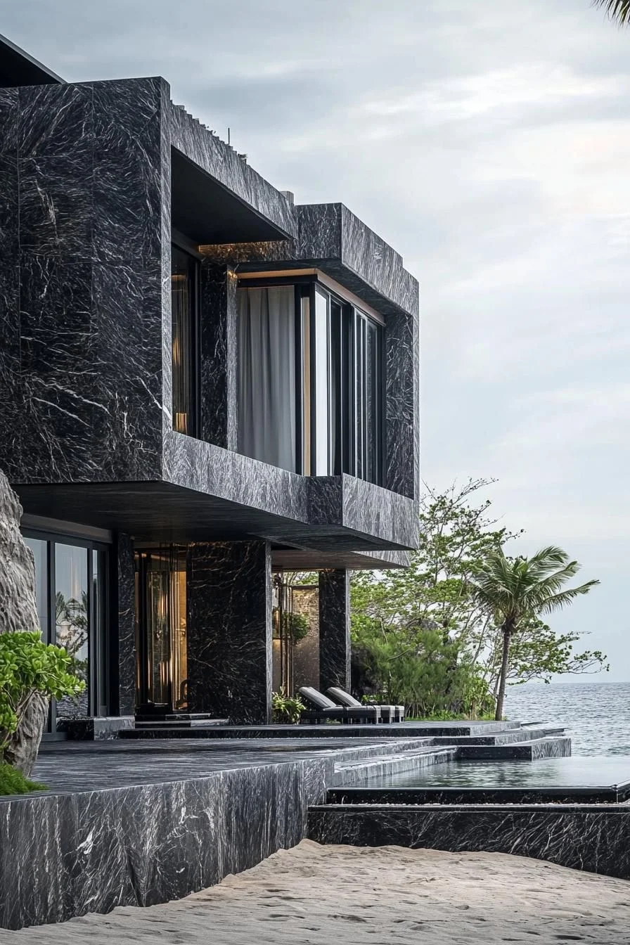 Coastal Home Finished in Granite