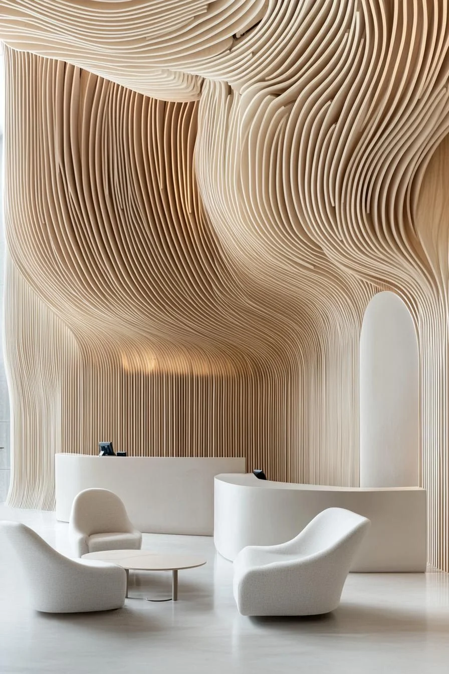 Cloud-Like Curves in a Lounge Setting