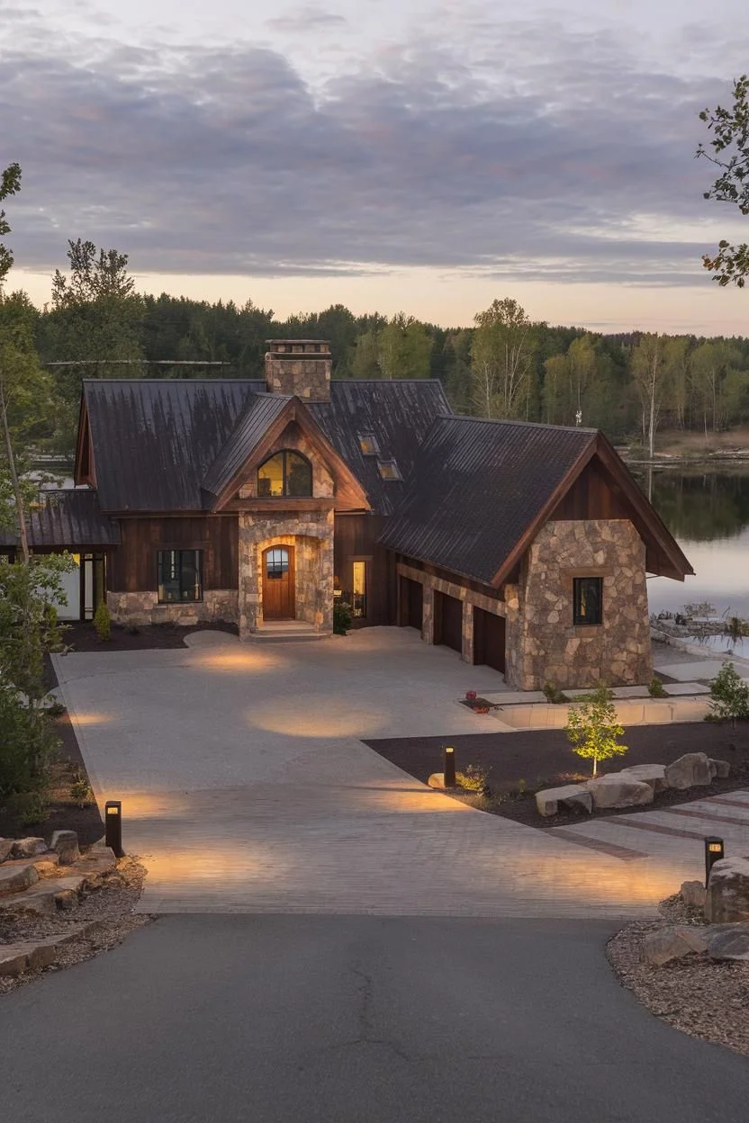 A Rustic Retreat by the Waterside