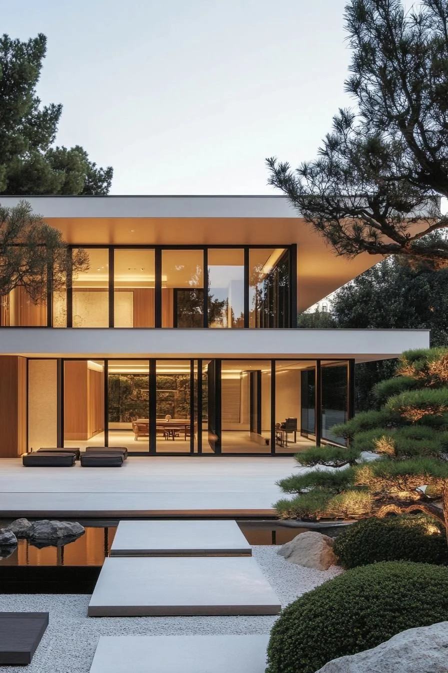 Modern Calm Among Towering Pines