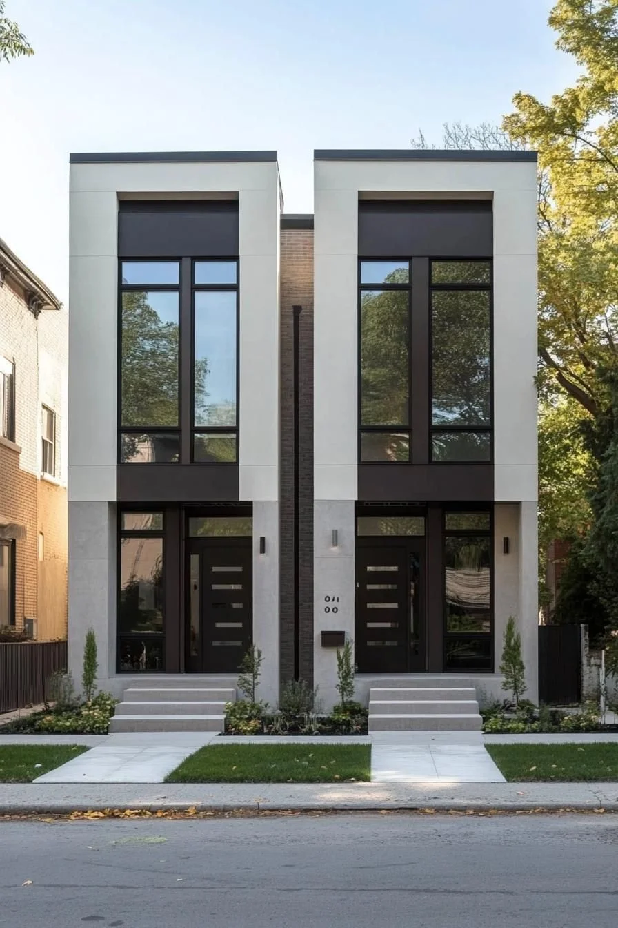 Twin Towers Bring Minimalist Style Together