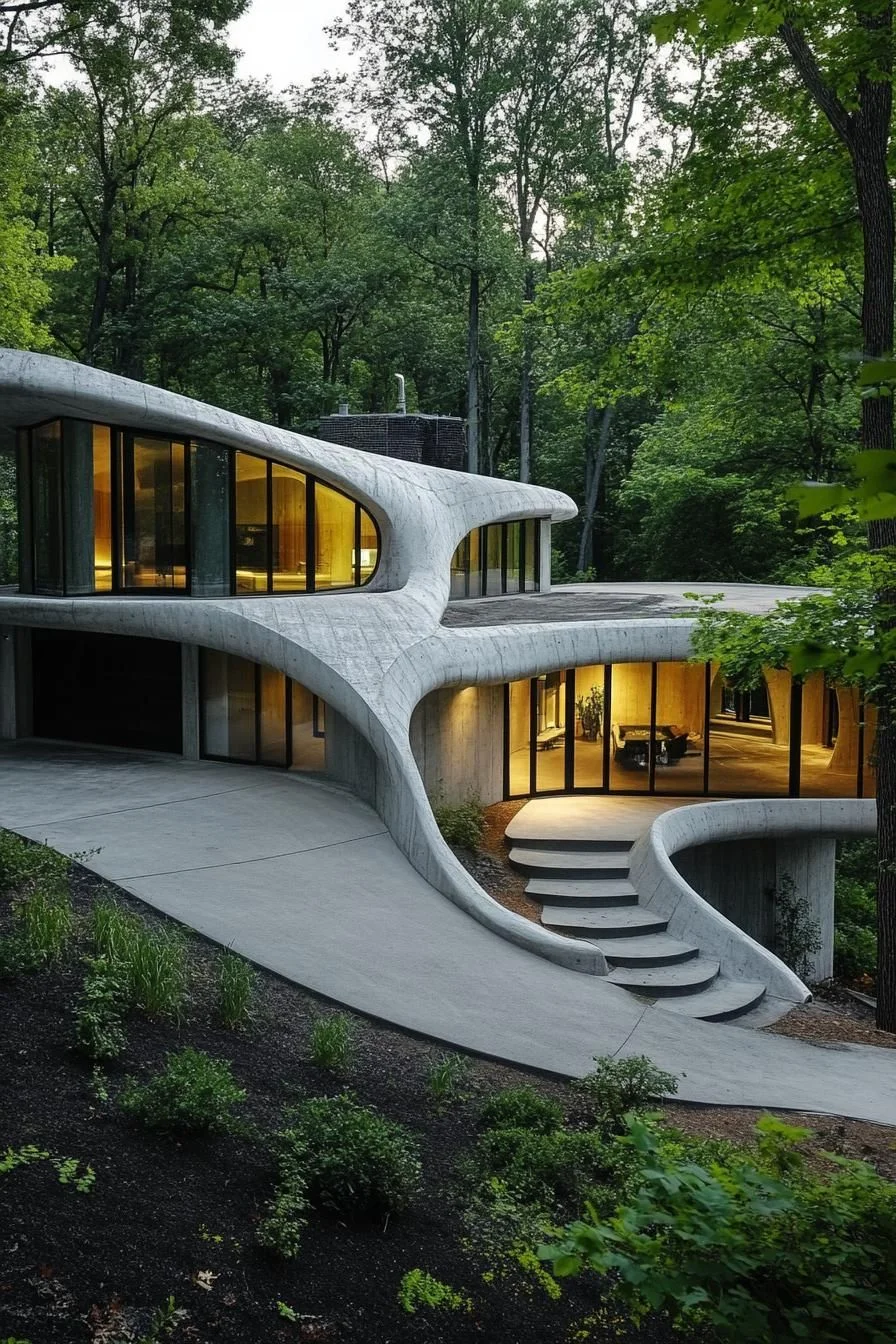 Concrete Curves Tell a Futuristic Fairytale