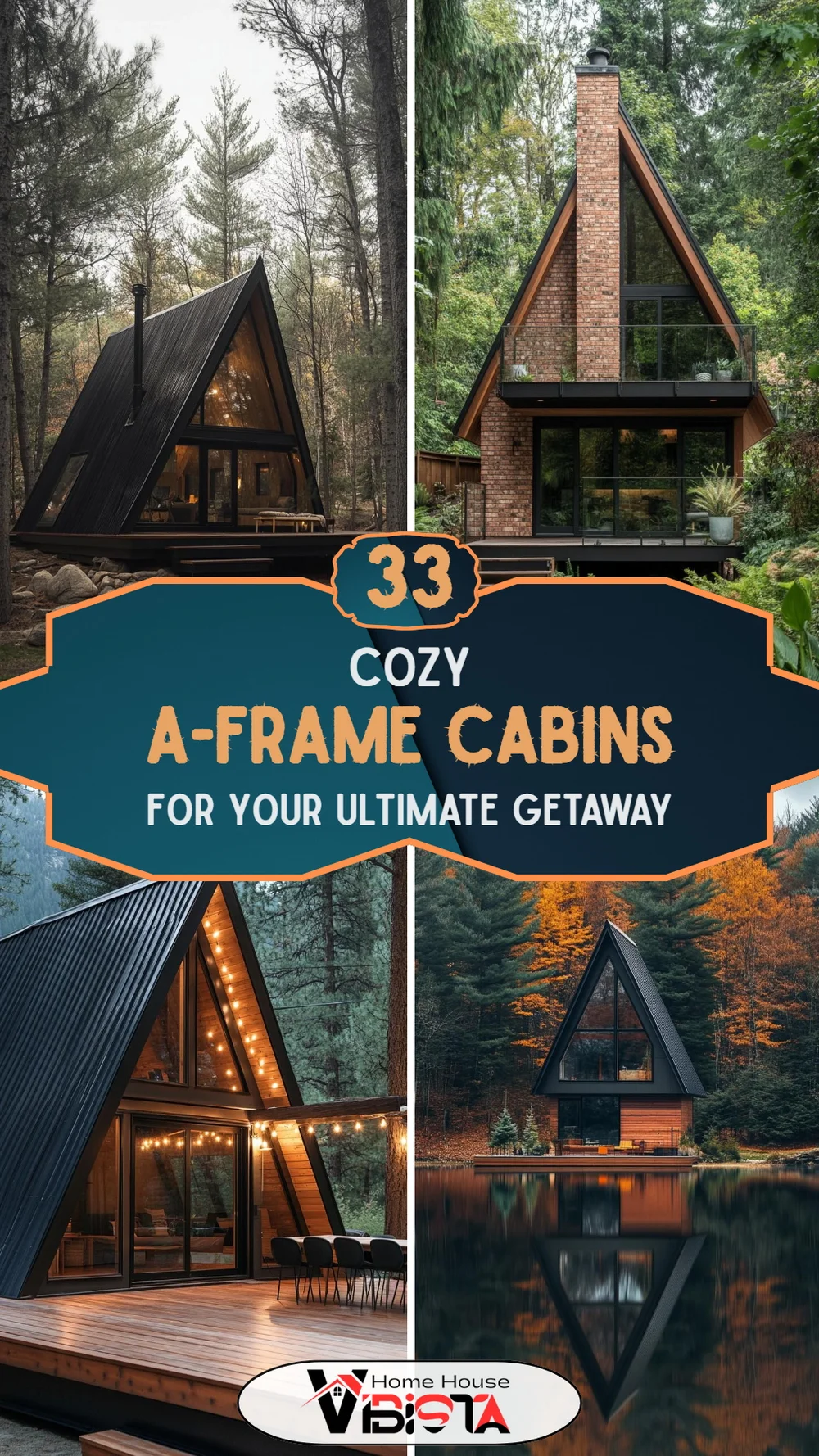 33 Cozy A-frame Cabins for Your Ultimate Getaway