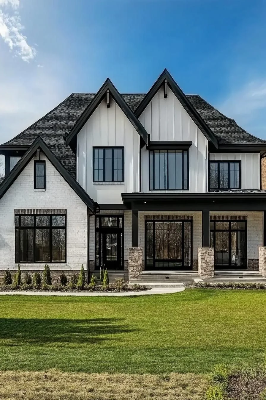 A Gabled Home With Extra Panache