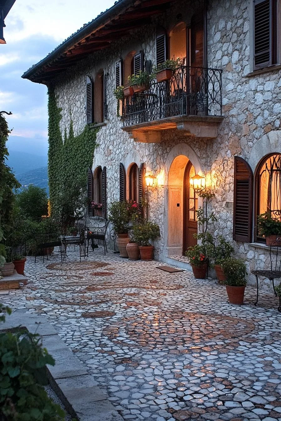 Rustic Stone Details With Classic Charm