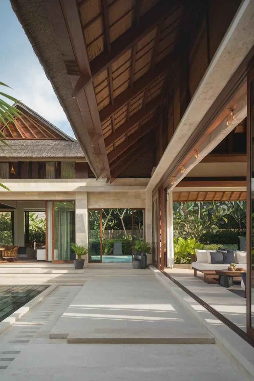 A Tropical Terrace Tucked in Nature
