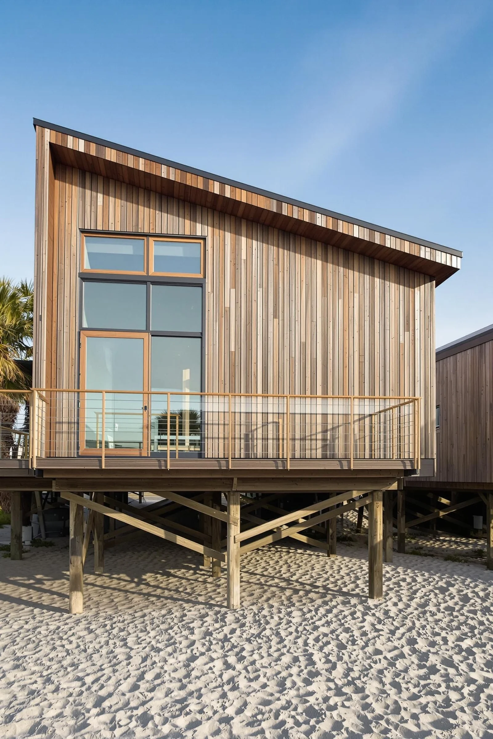 Stilted Beach House on the Sand