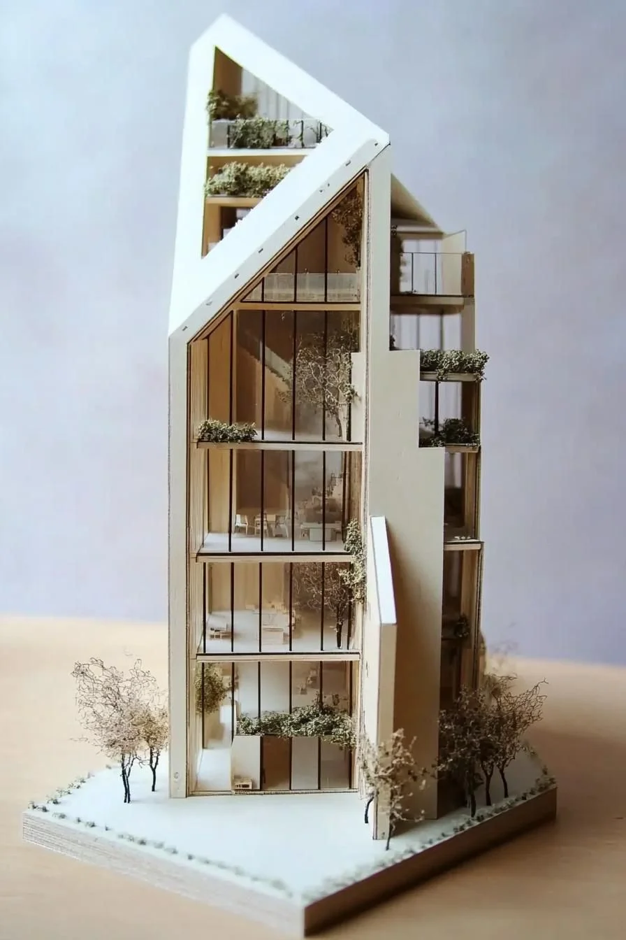Triangular Tower: A Modern Design Marvel