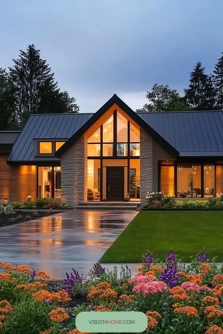 Dusk Views of Modern Elegance